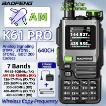 Baofeng K61 PRO Air Band Walkie Talkie Multi Band Wireless Kopierfrequenz AM FM DTMF NOAA Verbessertes UV-5R UV-K6 Zweiweg-Amateurfunk