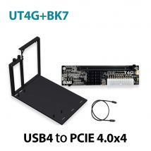 UT4G eGPU Thunderbolt 4 /3 TB3/TB4 a PCIe X16 PCI-E 4,0 X4 GPU Dock adaptador externo USB4 BK7 soporte NUC ITX STX portátil Gaming