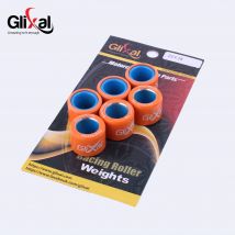 Glixal 23x18mm Set di pesi a rulli da corsa ad alte prestazioni per Honda PS250 Elite Forza SH300i Kymco Dink XCiting Yamaha T-MAX PGO