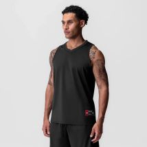 Atmungsaktives Mesh-Tanktop für Herren, schnell trocknend, für Fitnessstudio, Bodybuilding, Workouts, Sport, ärmellos, Fitnessweste, Sommer-Freizeitkleidung