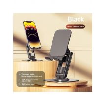 Foldable Metal Mobile PhoneHolder Desktop Tablet Stand for iPad iPhone 17-12 Samsung Desk Holder Adjustable Smartphone Stand