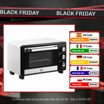Forno da tavolo elettrico con termostato termico HOMCOM 16L 1400W 3 modalità