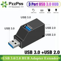 3 Ports High Speed USB 3.0 HUB Adapter Extender Splitter für PC Laptop MacBook Telefon High Speed Datenübertragung USB Splitter