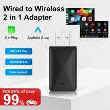 Carplay Car Play Adattatore wireless per auto Android Smart AI Box Car OEM cablato Android Auto a dongle USB wireless per Toyota Volvo