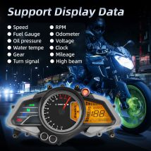 Für Bajaj pulsar 135 150 160 180 200 NS 2015-2018 Tachometer Digital Kilometerzähler Motorrad Tachometer Meter Gauge LCD instrument