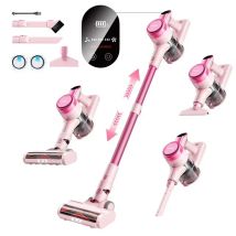 Aspirapolvere senza fili Homeika, potente display a LED per aspirapolvere con aspirazione da 23KPa 48 minuti, bastone leggero per pavimenti duri/moquette/peli di animali domestici