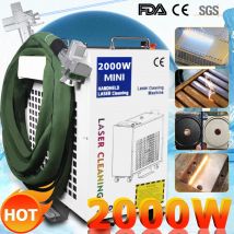 Macchina per la pulizia laser da 2000 W Rimozione della ruggine Pulizia della vernice ad olio per la pulizia dei metalli Larghezza 300 mm Pulitore laser per la rimozione della ruggine