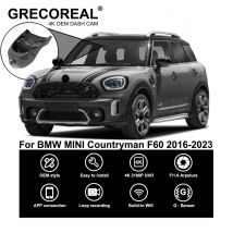 GRECOREAL 4K Dash Cam anteriore e posteriore WiFi 2160P Car Dual Dashcam APP Controllo Plug Play Compatibile con BMW MINI Countryman F60