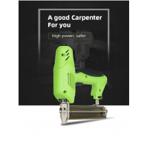 220V Electric Nail Gun Nailing Stapler Shooter Stapler Gun Woodworking Tools Furniture Stapler Framing Tacker DIY Hand Tool