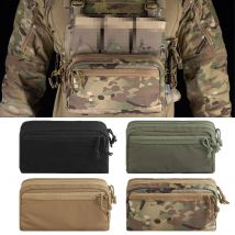 Kleinigkeiten-Tasche mit horizontalem Reißverschluss, Molle-Taillensiegel mit Tasche, interne, elastische, feste Aufbewahrungstasche mit Seilriemen