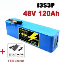 NEUE 48V 120Ah 13S3P 48V Lithium-Ionen-Batterie 200Ah, für 54,6V Elektroroller, mit verstärktem BMS