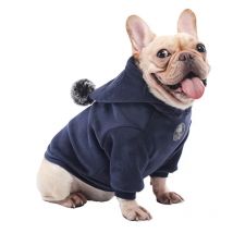 Modische französische Bulldogge, Mops-Hundemantel, Jacke für kleine und mittelgroße Hunde, warme Winterkleidung für Haustiere, Welpen-Yorkies-Sweatshirt, Haustierkleidung