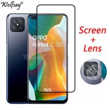 Full Cover Tempered Glass For Oppo Reno4 Z 5G Screen Protector Reno 7Z 4Z 5 7 8 Lite 5G Camera Glass For Oppo Reno 4 Z 5G Glass