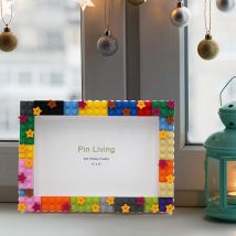 1PC Dekoracyjna ramka na zdjęcia DIY Star Sky Prosta ramka na zdjęcia z blokami kolorów do dekoracji domu Prezent urodzinowy