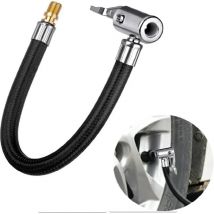Car tire inflator extension tube quick inflation chuck hose air pump extension tube twist tire air connection locking air chuck