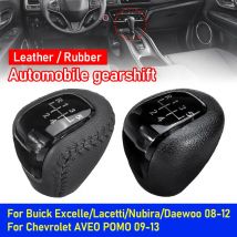 5-Gang-MT-Schaltknauf PU-Leder für Buick Excelle Lacetti Nubira Daewoo 2014-2018 für Chevrolet Aveo Pomo 2014-2018