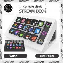 StreamDeck Mini tastiera visiva Pulsante LCD 15 tasti Controller per la creazione di contenuti dal vivo Pulsante personalizzato per Windows/MacOS Kryboard regalo