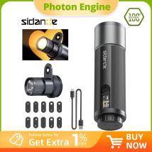 SIDANDE 12W Flashlight PRO 3500-7000k RGB light Built-in 9000mAh battery Endurance 150 minutes Full-power output