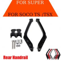 Motorrad Heck Armlehne hinten Beifahrer Griff CNC Aluminium Handlauf Heck halterung für Super Soco TS Lite Pro TSX Zubehör