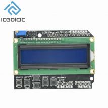 LCD1602 Zeicheneingang/Ausgang Erweiterungsplatine LCD-Tastatur LCD Shield LCD-Anzeigemodul für Arduino Raspberry PI