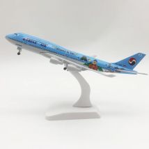 Maßstabsflugzeuge 20 cm B747 Modellflugzeugmodell für koreanische Malmaschine 747 Flugzeugmodell Druckguss-Metallflugzeuge Flugzeugspielzeug