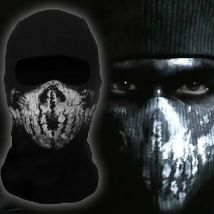 Surprise Mask Skull for Ghost Motorcycle Mask Cotton COD Face Mask Black Keegan P. Russ Character for Genesis 9