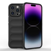 Stoßfeste Rüstung Bumper Matte Handyhülle für iPhone 16 15 14 13 12 11 Pro XS Max 3D Original Flüssigsilikon Soft Back Cover
