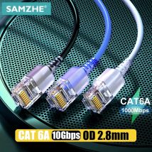 SAMZHE Cat6A Ethernet-Kabel Cat6 Lan UTP Netzwerk-Patchkabel für PS PC Internet Modem Router Gigabit Cat 6-Kabel Ethernet