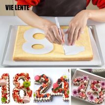 0-8 Zahlen Kuchen form Set Kuchen Dekorations werkzeuge Confeitaria Maker DIY Geburtstags torte Gebäck und Bäckerei Zubehör 4/6/8/10inch