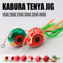150g 200g 250g 300g 350g 400g Kabura Tenya Jig Garnelen Gummi Rock Metall Jig Angeln locken Inchiku Jigging Köder Salzwasser Angeln