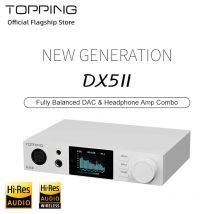 Nuovo TOPPING DX5 II DAC completamente bilanciato e amplificatore per cuffie combinato ES9039Q2M X2 PEQ BT 5.1 ad alta resistenza a 10 bande Supporto LDAC