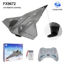 FX9672 RC Jet Aereo 4CH Giroscopio a 6 assi 2.4G Aereo telecomandato wireless Design colvert nascosto con motori potenti Aerei