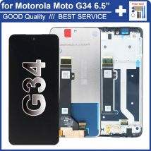 6.5" LCD For Motorola Moto G34 XT2363 LCD Display Touch Screen Digiziter Assembly Replacement for Moto G34 XT2363-2 LCD Display
