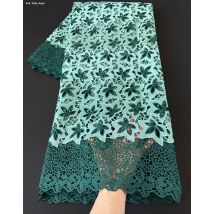 5 yards African Soft Guipure Lace Cord Fabric Nigerian Ghana Sewing Cloth Traditional Wear Evening Dress Gown