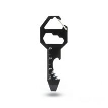 Tasca portatile in acciaio inossidabile EDC Gear Multi Tools Portachiavi Apribottiglie Chiave Cacciavite Forniture per autodifesa Portachiavi