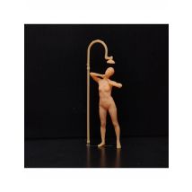 1/64 1/43 Scale Model Resin Shower Girl+showerUncolored Miniature Diorama Hand-painted T515