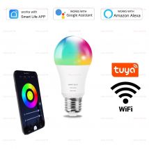 Tuya Smart WiFi HA CONDOTTO LA Lampadina E27 15W 20W 220V 110V Alexa Compatibile RGBCW Lampada A Led Per Vita Intelligente Google Assistente Complementi Arredo Casa