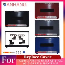 NUOVO Per Aspire 3 A315-54 A315-42 A315-54K A315-56 N19C1 EX215-51/52 Custodia LCD Posteriore Frontale Lunetta Cerniere Top inferiore copertura