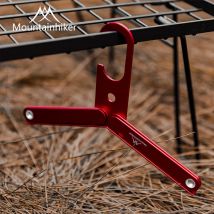 Mountainhiker składany domowy wieszak na ubrania ze stopu aluminium Outdoor Camping przenośny wieszak do suszenia płaszczy metalowe wieszaki do podróży