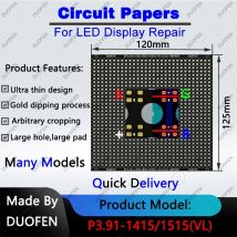 P3.91 series Circuit Paper，Double-sided solder pads, fully covered with large holes ,Used for repairing damaged PCB pads