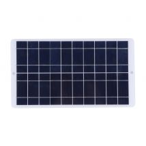 20W 5V Solar Panel Charger Type-C Output 1600MA Monolithic Silicon Lightweight Scratchproof for Wireless Outdoor Security Camera
