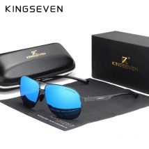 KINGSEVEN 2024 marka mężczyźni aluminiowe okulary przeciwsłoneczne spolaryzowane UV400 lustro męskie
