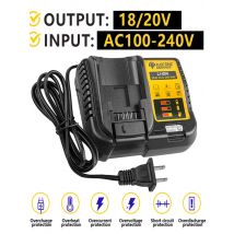Electric Goddess DCB112 Replace Battery Charger For Dewalt Li-Ion Battery 10.8V 12V 14.4V 18V 20V DCB200 DCB101 DCB115 DCB107