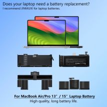 For Apple Macbook Pro/ Air A1309 A1331 A1437 A1494 A1493 A1582 A1618 A1713 laptop battery A1297 A1342 A1425 A1398 A1502 A1708