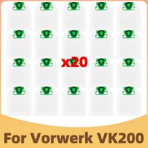 Compatibile con Vorwerk Kobold VK200 Aspirapolvere Robot Pezzi di Ricambio Accessori Sacchetto per la Polvere