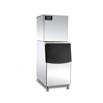 Commercial Ice Maker Mahcine 440lb Every 24 Hours 330lb Storage Capacity Stainless Steel Includes  Hoses and Ice Scoop