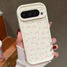 Blumen Blumen Candy Farbe TPU Hülle für Google Pixel 8A 8 Pro Pixel 9 Pro XL stoßfeste weiche Silikonhülle Schutzhüllen