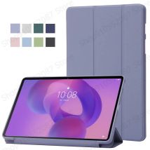 Etui na tablet Lenovo Idea Tab Plus 12.1 cala, składane na trzy części, z miękkiego skóry PU, z podstawką, Coque na Idea Tab Plus 12.1 2025, model TB365FC