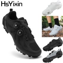 2025 Unisex MTB Fahrradschuhe Road SPD Flache, rutschfeste, atmungsaktive Fahrrad-Sportstiefel für Männer und Frauen