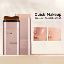 Life Girls wässriger doppelköpfiger Foundation-Stick mit Pinsel, natürliches, langanhaltendes makelloses Make-up für Gesichts-Concealer-Kosmetik